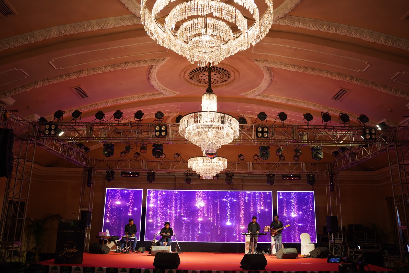 Reception Stage & Lighting