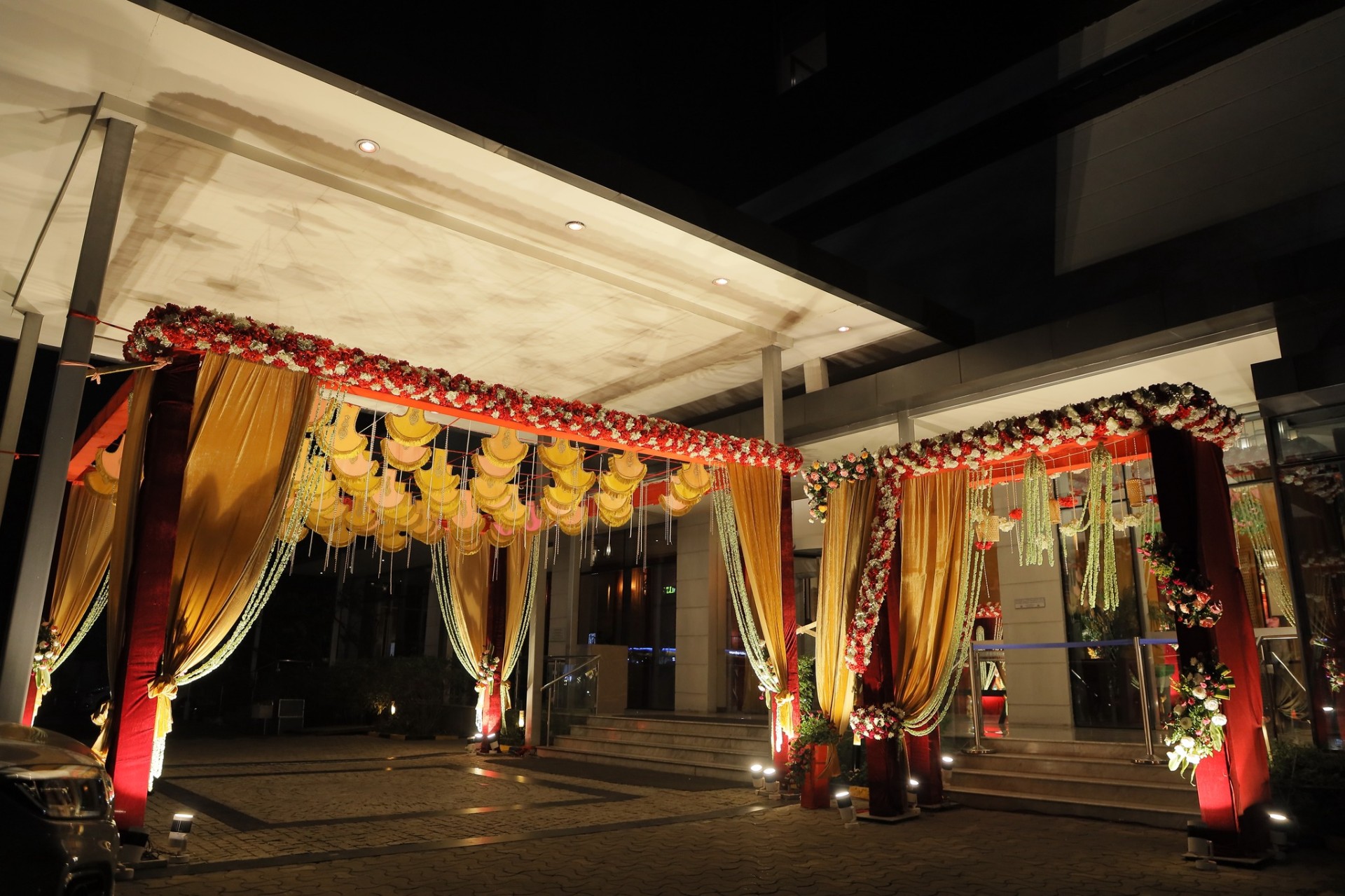 Floral Wedding Entrance